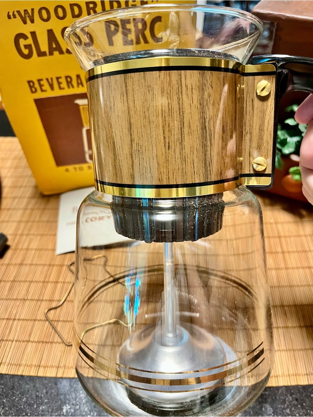 Cory Stove Top Percolator 4 to 6 Cup Coffee Pot 1960’s Pristine. Rare find. - Picture 3 of 10